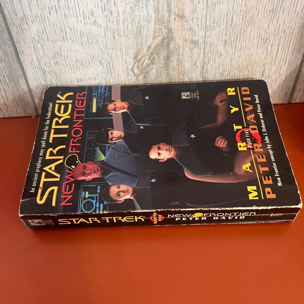 Star Trek New Frontier Martyr Book‎ 5 Peter David 1st Printing Paperback 1998